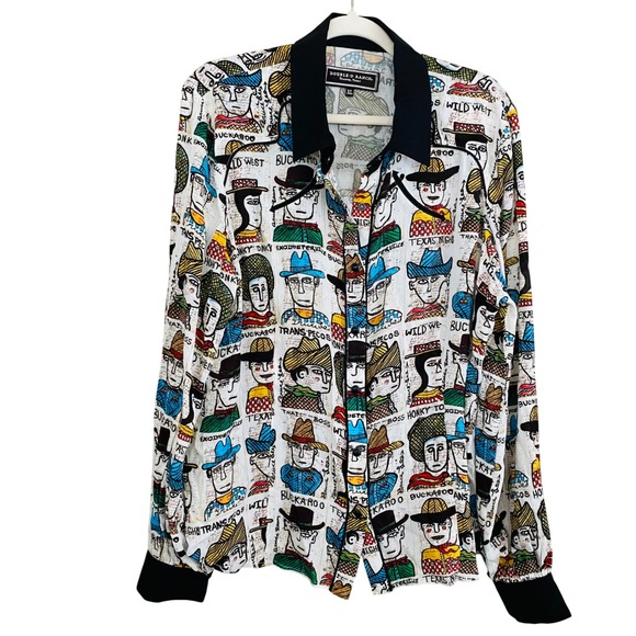 Double D Ranch RARE Cowpoke U Collaboration 2 PC Western Cowboy Skirt Set Sz XL - Picture 12 of 16